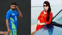 Babar azam, Sehar shinwari, ind vs pak