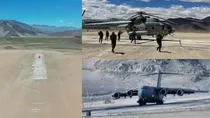 nyoma air field china india LAC