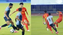 china beats india in asian games first football match scoring four goals in second half
