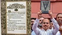 Adhir Ranjan Chowdhury said the preamble of constitition doesn't have words socialist and secular. 