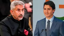 S Jaishankar and Justin Trudeau.