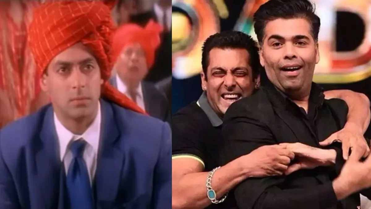 When Salman Khan wore torn jeans instead of Suit and Karan Johar started  crying - जब सलमान खान ने 'साजन जी घर आए' के लिए फटी जीन्स पहनी और करण जौहर  फूट-फूटकर