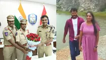 IPS meets Hyderabad Police couple whose pre-wedding video went viral