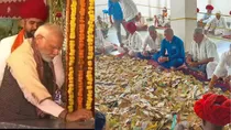 PM Modi offered 21 rupees in a sealed envelope in Rajasthan temple 