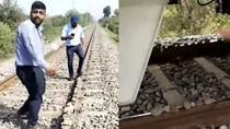 udaipur jaipur vande bharat train averted from suffering derailment as loco pilot applies emergency brakes