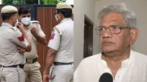 Delhi Police raided journalists associated with Newsclick, reaches Sitaram Yechury's home. 