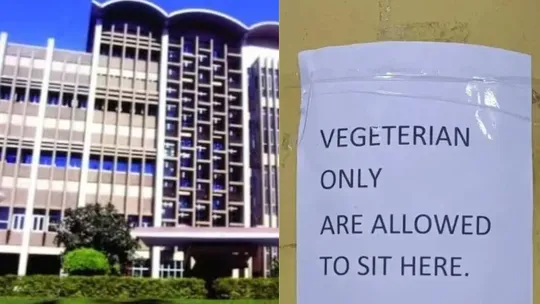 IIT-Bombay student fined Rs 10,000 for protesting against veg-only table