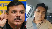 opposition slams bjp government after aap sanjay singh arrested by ed