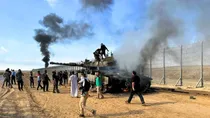 Gaza attack on Israel. 