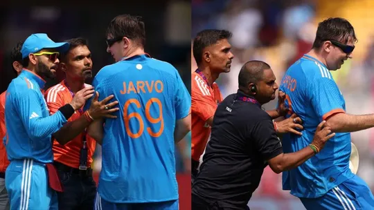 IND vs AUS ODI World Cup 2023: Virat Kohli helps escort pitch invader Jarvo out of Chepauk  