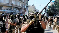 Hamas fighters.