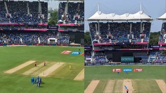 ind vs aus, world cup, empty stadium