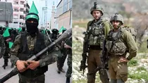 Israeli foces vs Hamas. 
