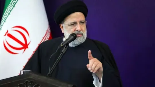 iran president raisi congratulates palestinians called hamas attack on israel legitimate defence