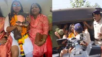 smd nisha bangre arrested during protest against mp government clothes torn