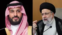 Saudi Arab's crown prince Salman talks to President of Iran regarding Israel-Hamas conflict. 