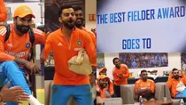 KL Rahul Receives Medal for Winning ‘Best Fielder Award’ in IND vs PAK