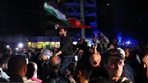protest in middle east after gaza hospital attack