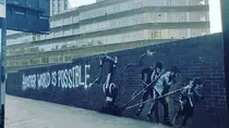 bansky new wall painting london
