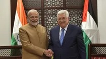 pm modi called palestine president israel hamas war