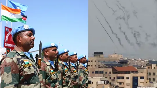 UN Peacekeeping forces and rocket attacks in Israel Hamas war(Photo: India today)