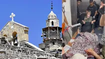 gaza church attack