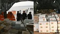 India is sending help to Palestine