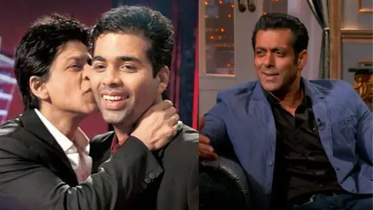 salman and shahrukh khan in coffee with karan