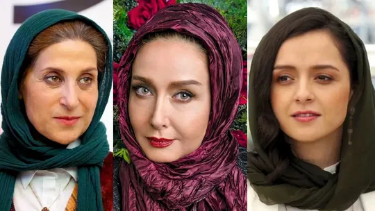 Iran Actress hijab law.