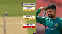 Babar Azam, LBW, DRS
