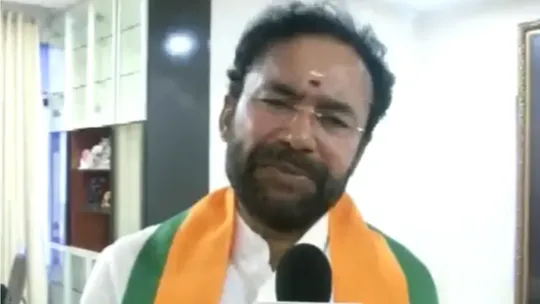 telangna bjp president g kishan reddy