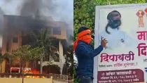 maratha reservation demand stirs up controversy protestors torch house of mla