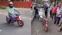 mini bullet pinky video goes viral on social media people reacted with different comments 