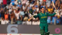 Quinton De Kock scores fourth ton of ODI WC 2023, inches closer to Rohit record