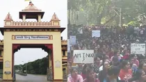 IIT BHU student protest against female student molestation 