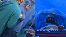 Bhopal viral video man plays piano during brain surgery
