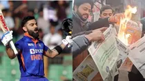 did virat kohli fans burn dainik jagran newspaper viral video