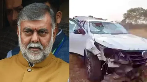 union minister Prahlad Singh Patel Accident