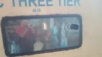 stone pelting on local train maharashtra thane mumbai two injured three accused arrested