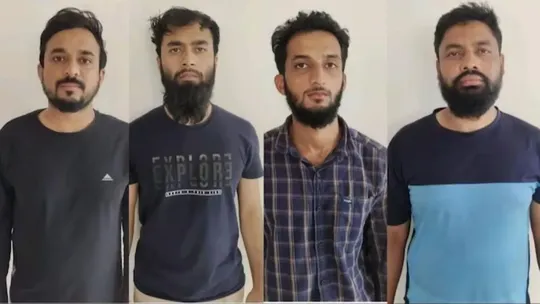 up ats arrests four suspected isis operatives from aligarh sambhal accused of distributing isis literature planning attack 