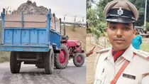 jamui bihar sand mafia crime tractor crushes sub inspector prabhat ranjan