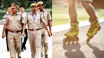 ips sweta srivastava son skating coach booked for teaching around park without permission lucknow 