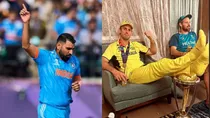 shami upset on mitchell marsh viral photo with world cup trophy