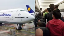 Lufthansa flight Husband wife fight, pilot landed plane delhi