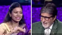 funny kbc female contestant cracking hilarious jokes video viral amitabh bachchan 