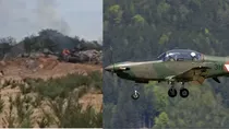 IAF का विमान हादसे का शिकार, IAF trainer aircraft crashes near telangana Hyderabad.jpg
