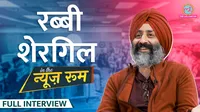 Rabbi Shergill in Lallantop Guest in the newsroom