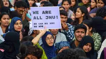 JNU's VC Shanti Shree Dhulipudi Pandit says there's no ban on protest inside campus.
