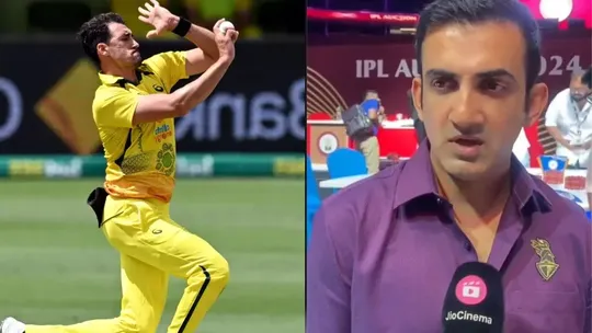 mitchell starc gautam gambhir