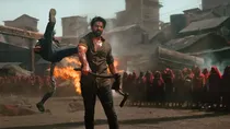 Prabhas action scene in Salaar movie directed by Prashanth Neel